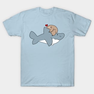 Sloth Loves Shark T-Shirt